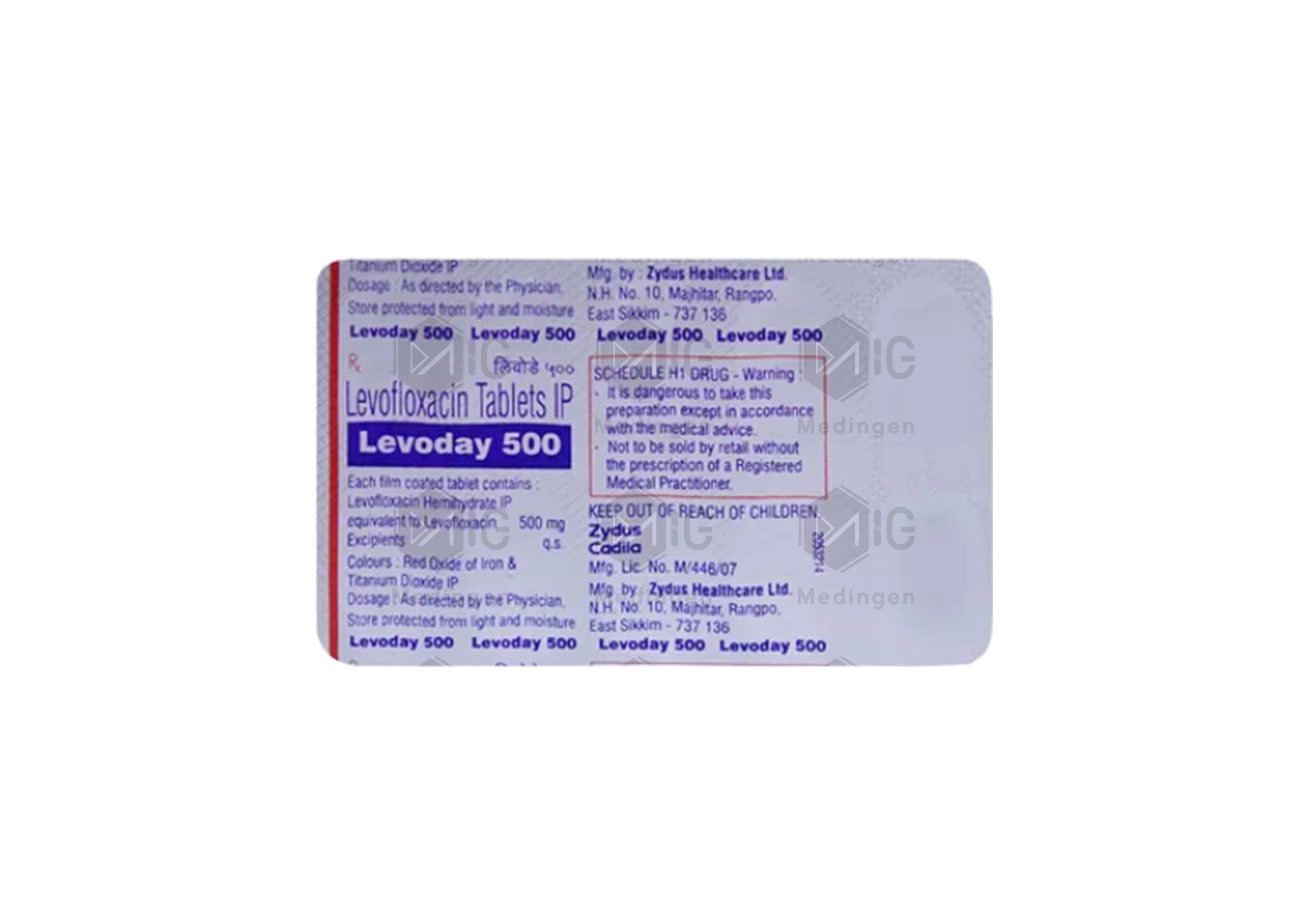 LEVODAY 500MG